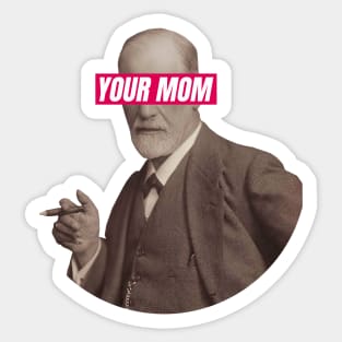 Freud - Your Mom Eyes Sticker